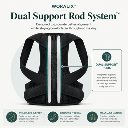 WORALIX™ RodPosture Back Brace