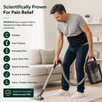 WORALIX™ LumbarFlex Lower Back Brace
