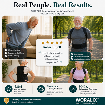 WORALIX™ RodPosture Back Brace
